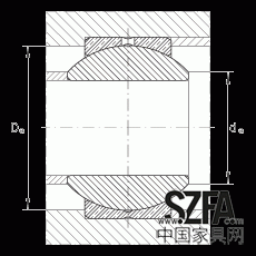 關(guān)節(jié)軸承 GE10-PB, 根據(jù) DIN ISO 12 240-1 標準，尺寸系列 K，需維護