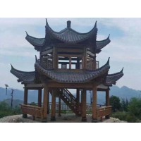 防腐木涼亭，古建涼亭，戶外休閑亭子，產(chǎn)品規(guī)格多樣，可來(lái)圖定制